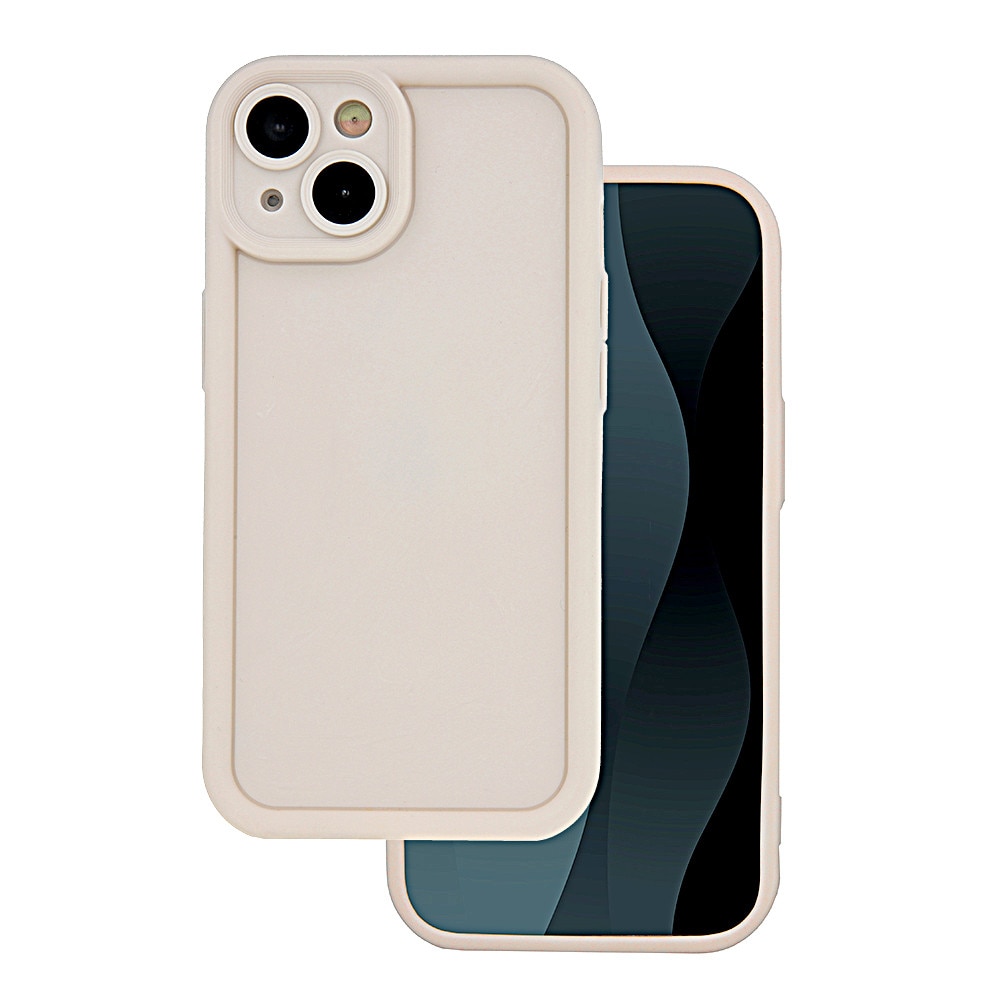 Husa telefon iPhone 15 Pro 6,1", TPU, bej,