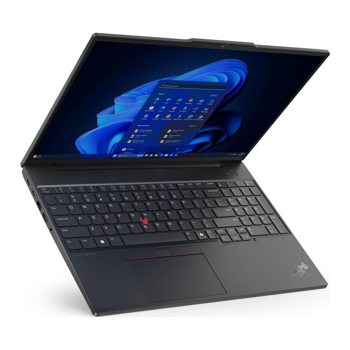 Laptop Lenovo ThinkPad E16 Gen 2 AMD, 16 inch 1920 x 1200, AMD Ryzen 5 7535HS 6 C / 12 T, 3.3 GHz - 4.55 GHz, 16 MB cache, 16 GB DDR5, 512 GB SSD, AMD AMD Radeon 660M, Windows 11 Pro