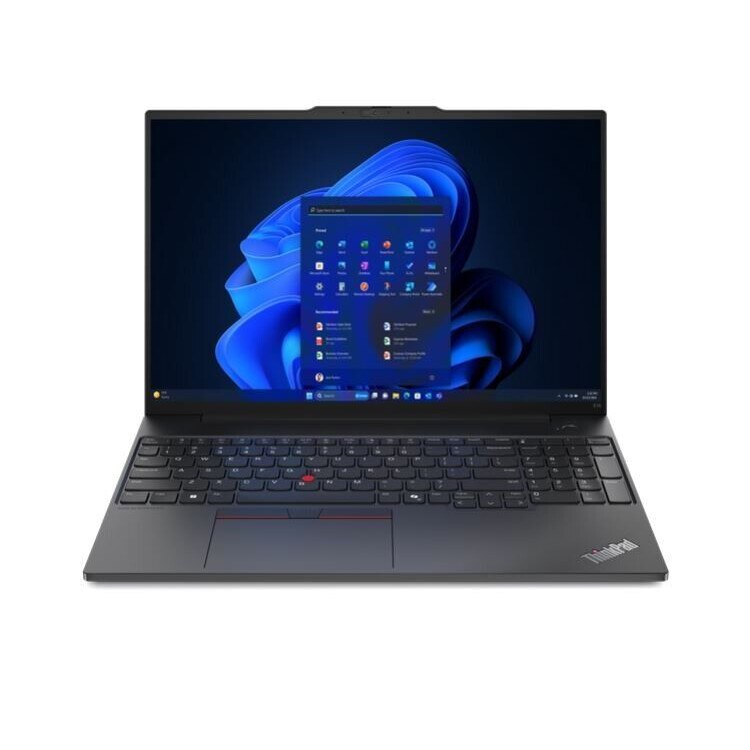 Laptop Lenovo ThinkPad E16 Gen 2 AMD, 16 inch 1920 x 1200, AMD Ryzen 5 7535HS 6 C / 12 T, 3.3 GHz - 4.55 GHz, 16 MB cache, 16 GB DDR5, 512 GB SSD, AMD AMD Radeon 660M, Windows 11 Pro