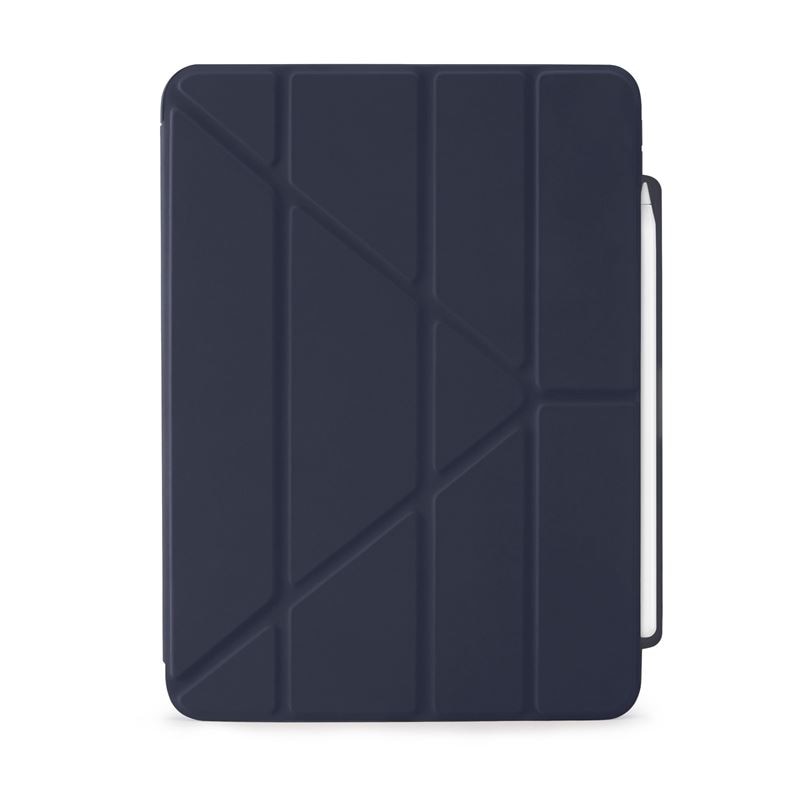 Husa Pipetto Origami No3 compatibila cu iPad Air 4 2020 / 5 2022 / 6 2024 Dark Blue