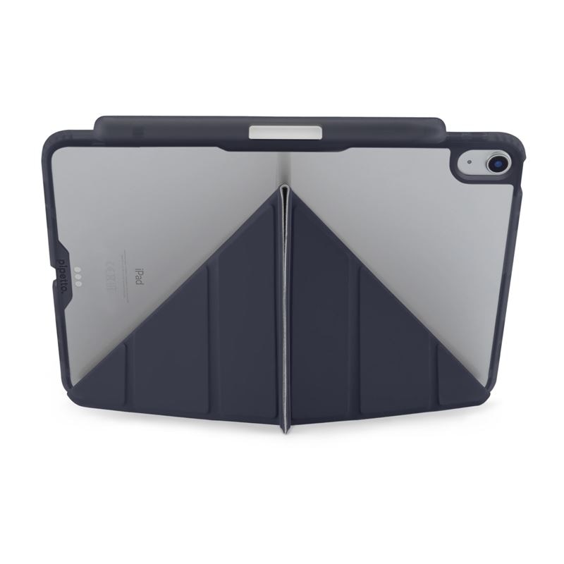 Husa Pipetto Origami No3 compatibila cu iPad Air 4 2020 / 5 2022 / 6 2024 Dark Blue