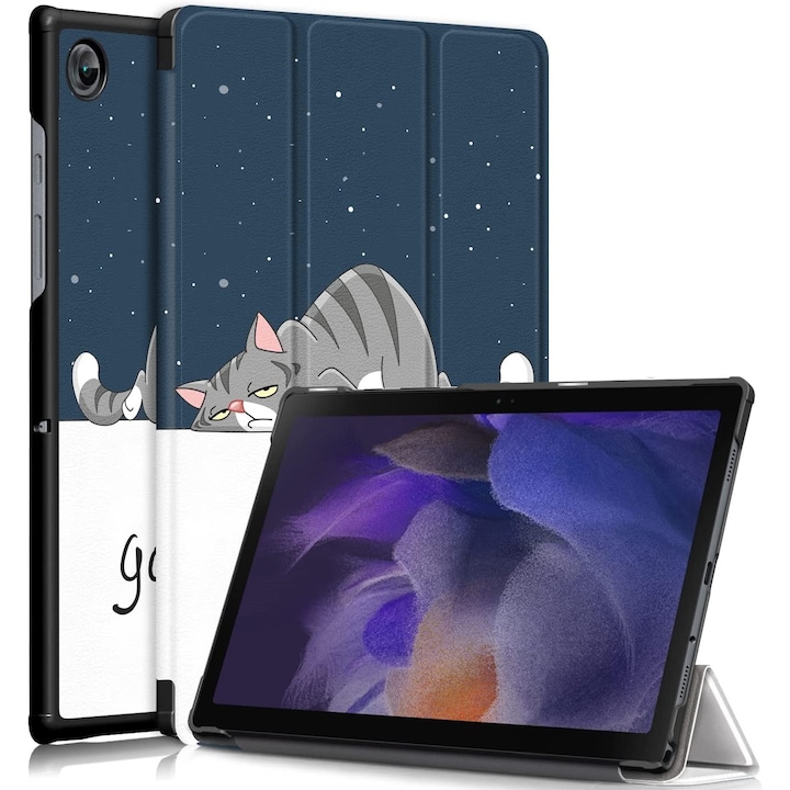 Husa Slim Sigloo, Smart Cover, Trifold, pentru tableta Lenovo K10, Tab M10 FHD Plus TB-X606F, TB-X606X,10.3 inch, model Good Night