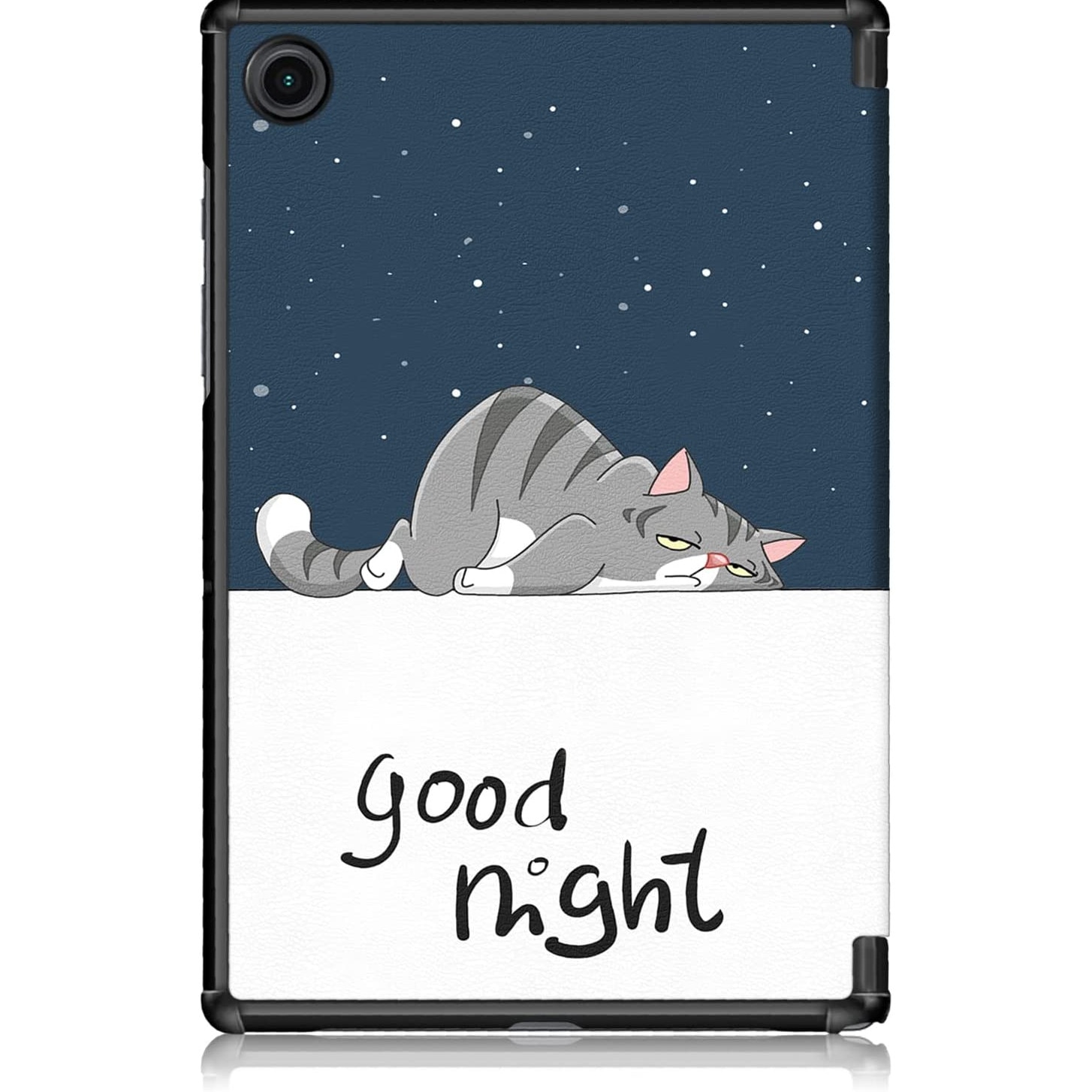 Husa Slim Sigloo, Smart Cover, Trifold, pentru tableta Lenovo K10, Tab M10 FHD Plus TB-X606F, TB-X606X,10.3 inch, model Good Night