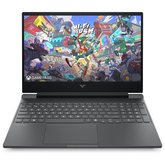 Laptop Gaming HP VICTUS 15-fa2107nn cu procesor Intel® Core™ Core 5 - 210H pana la 4.8GHz, 15.6", Full HD, 24GB DDR5 RAM, 1TB SSD, NVIDIA® GeForce RTX™ 5050 8GB GDDR7, Free DOS, Mica Silver