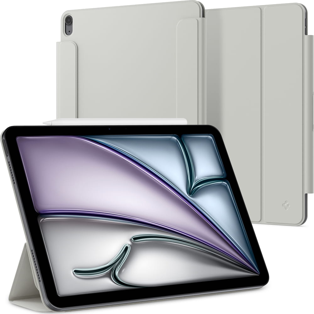 Husa tableta Spigen Air Skin Folio OneTap pentru iPad Air 13" 2024 Gri