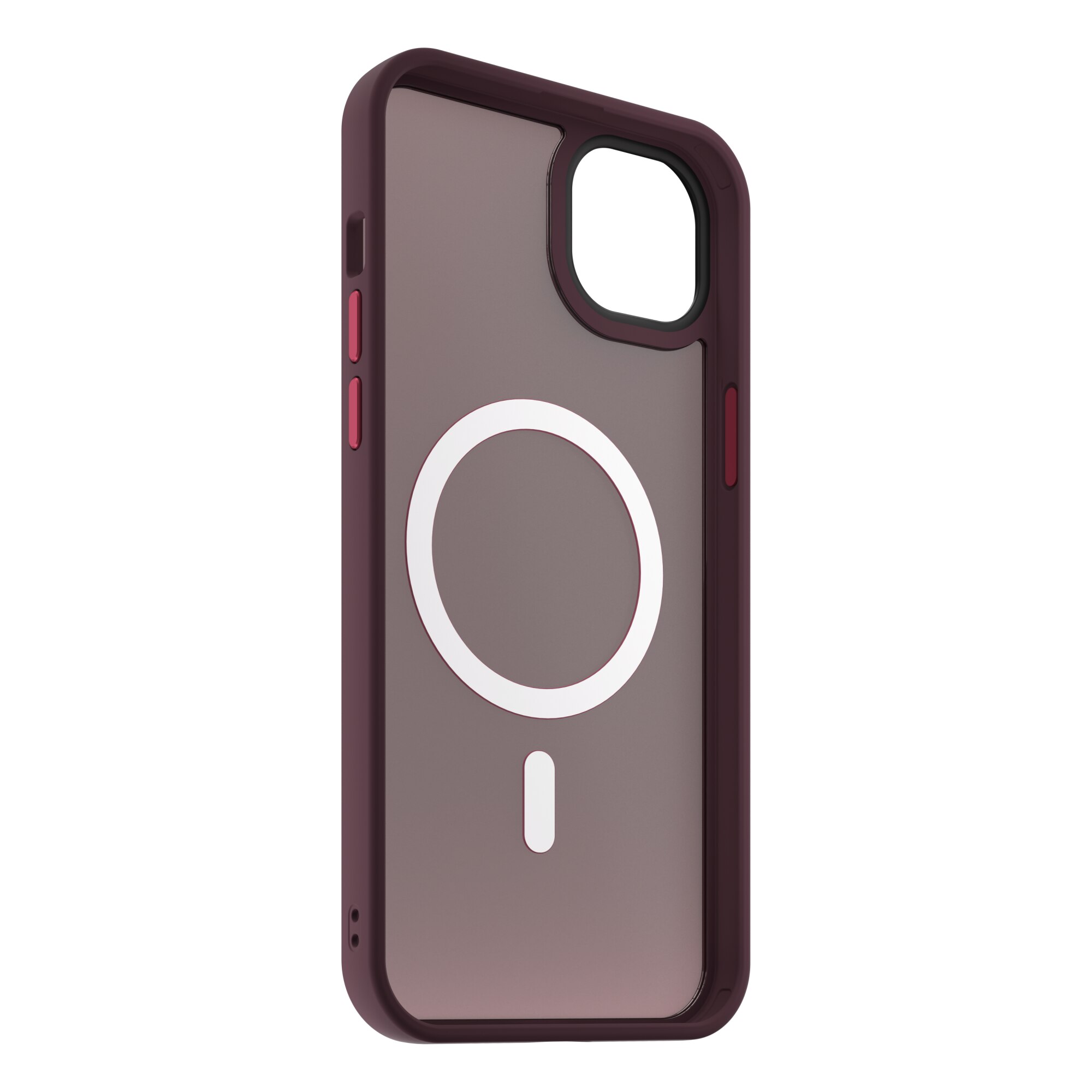 Husa de protectie NEXT ONE compatibila MagSafe pentru iPhone 15 Plus (2023), Claret Mist