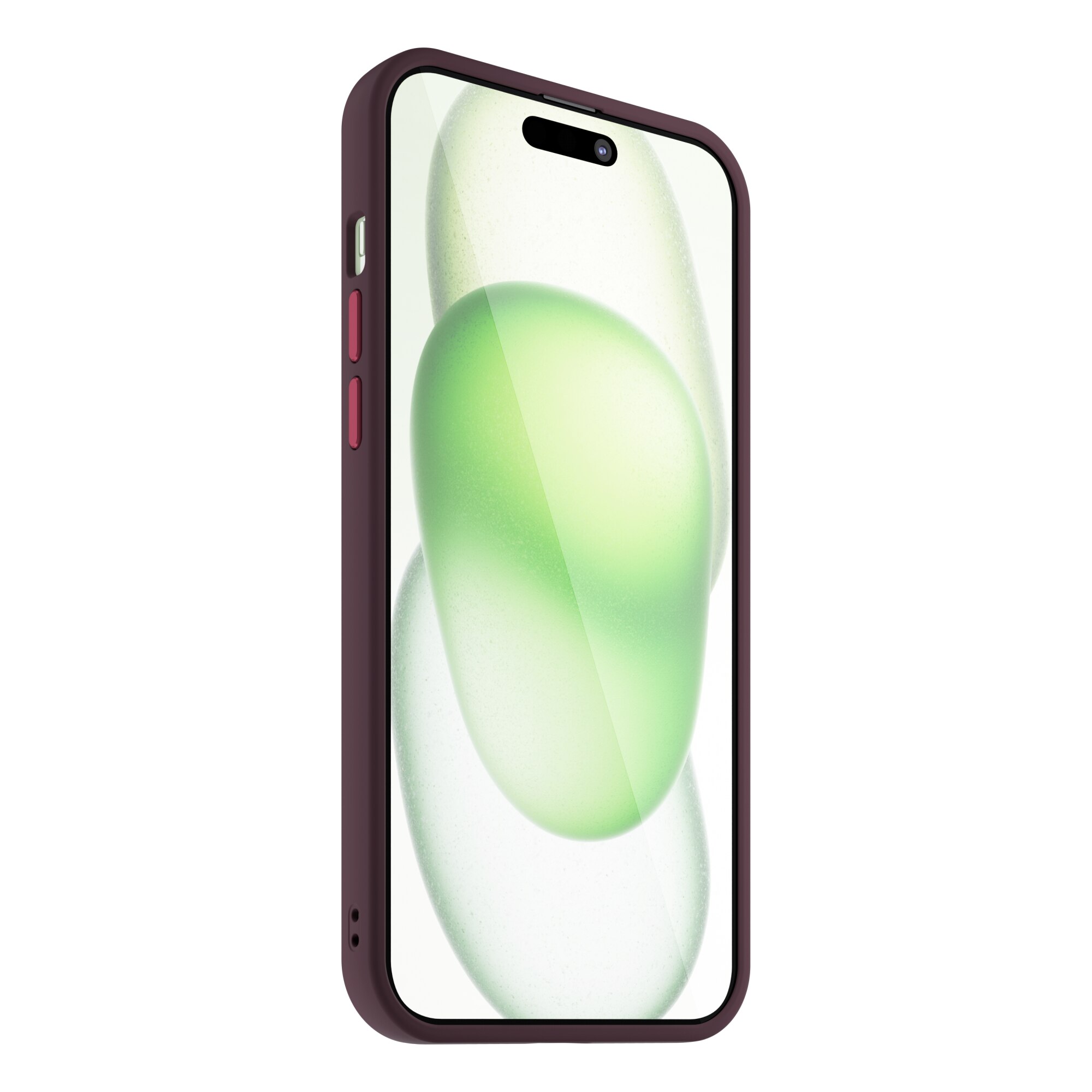 Husa de protectie NEXT ONE compatibila MagSafe pentru iPhone 15 Plus (2023), Claret Mist