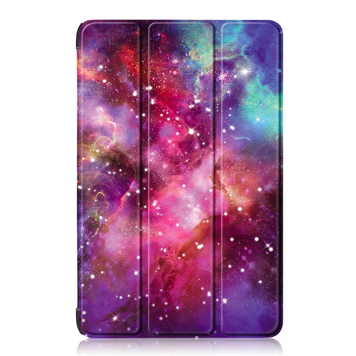 Husa tableta din piele pentru Xiaomi Redmi Pad 2, Protectie Completa, Functie de Stand, Mov/Albastru