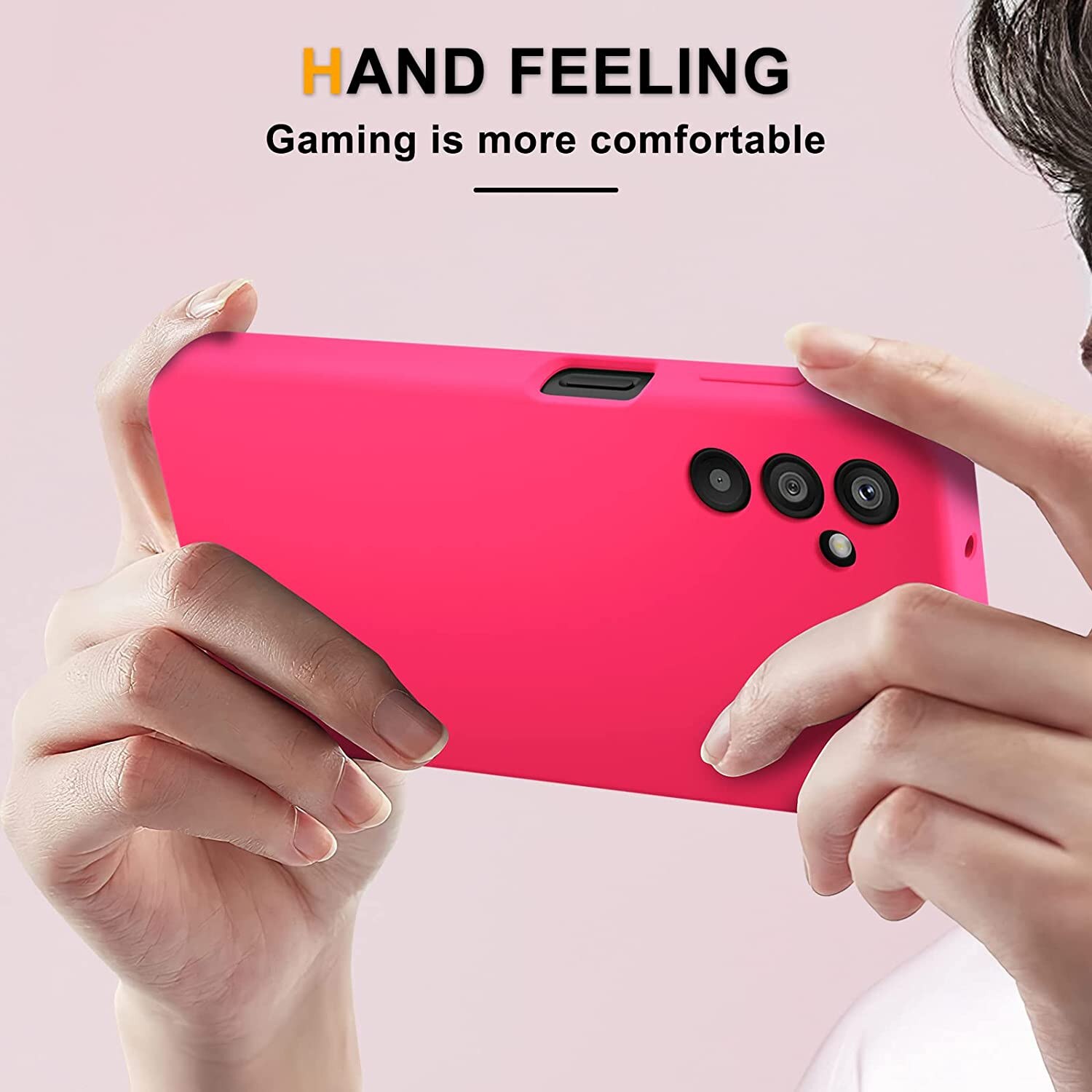 Husa pentru Samsung Galaxy S26 Ultra, Joyshell, Silicon Catifelat, Interior Microfibra, Ultra Slim, Antisoc, Protectie Premium, Roz Neon