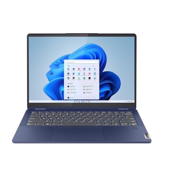 Laptop Lenovo IdeaPad Slim 3 15IAH8 cu procesor Intel® Core™ i5-12450H pana la 4.4 GHz, 15.6", Full HD, IPS, 8 GB RAM DDR5, 2 TB SSD, Intel® UHD Graphics, Windows 11 Pro, Abyss Blue