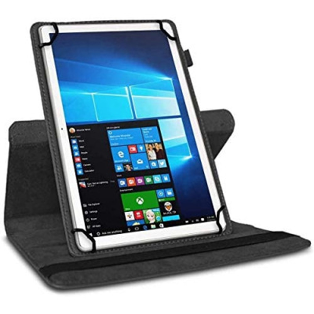 Husa Rotativa Tableta pentru Lenovo Tab P11, Stand Portret si Landscape, Inchidere Sigura, Prindere Elastica, Smart Design, Universala 11, Negru