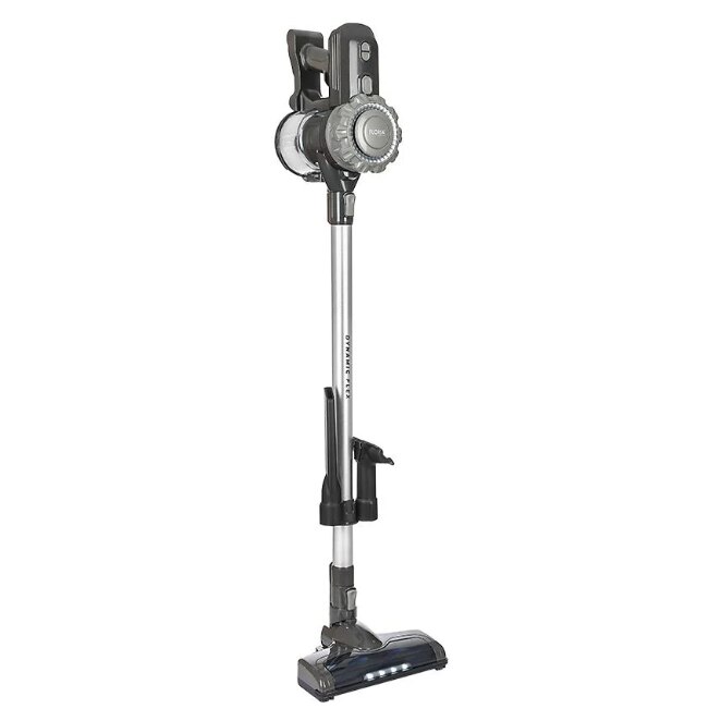 Aspirator vertical fara fir 2 in 1, 150W, baterie 2200mAh, filtru HEPA, gri