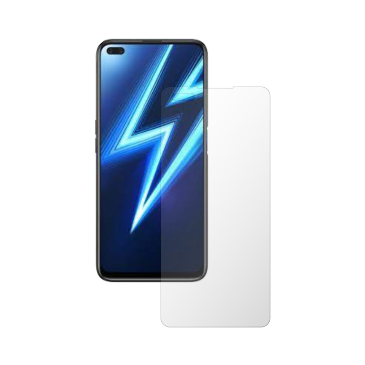Set 2X Folie Protectie Ecran iSkinz Matte pentru Realme 6 Pro - Full Cut, Invisible Skinz Matte, Siliconica Mata Anti-Amprenta, Anti-Reflex, Adeziva si Flexibila