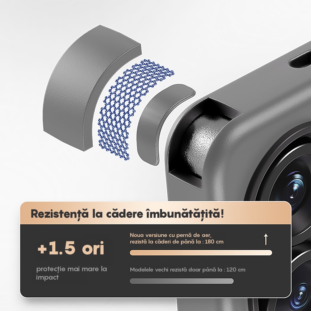 Husa compatibila cu Incarcare Magsafe pentru Samsung Galaxy S25 Ultra, CASEY STUDIOS™, de Protectie, Slim, pentru Incarcare Wireless, Margini Ridicate pentru Protectia Ecranului si a Camerelor, Gri Deschis