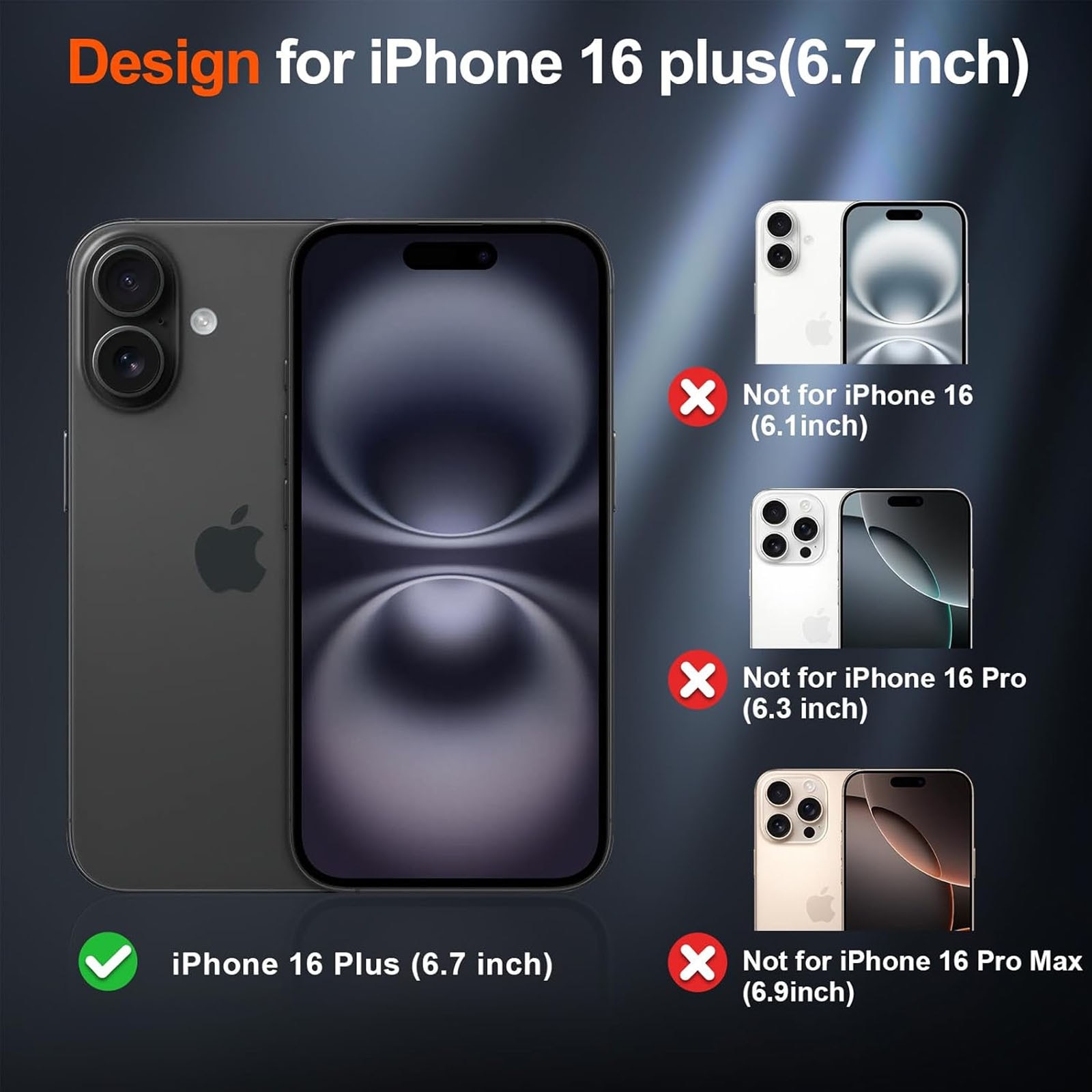 Husa pentru apple iPhone 16 plus, Axroad Mall, Husa compatibila cu Incarcare magsafe compatibila, Protectie completa camera, Rezistenta la socuri, Test de cadere de calitate militara, Placa din spate PC transparenta, Gri