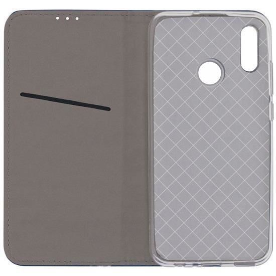Husa Flip Compatibila cu Xiaomi Redmi 10 - iberry Smart Book Tip Carte Negru