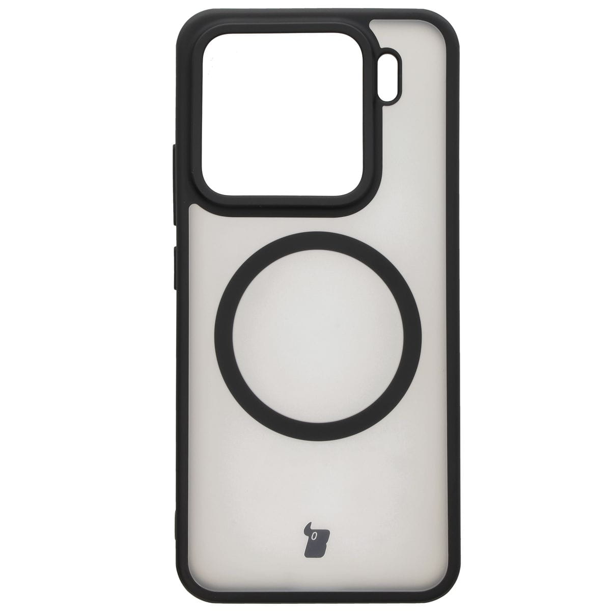 Husa Bizon Case MatteO pentru Xiaomi 15, translucid cu negru