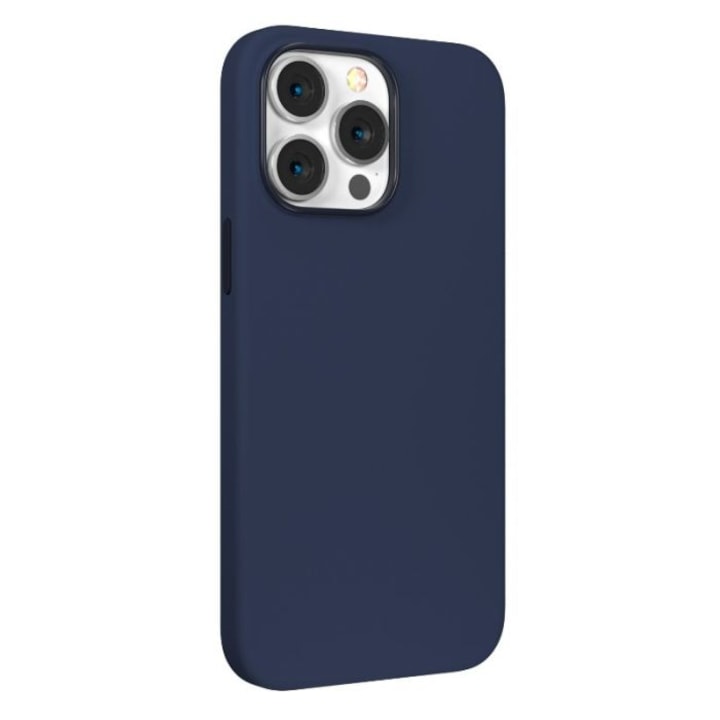 Husa de protectie Devia Nature Series Silicone Magnetic pentru iPhone 14 Plus, Navy Blue