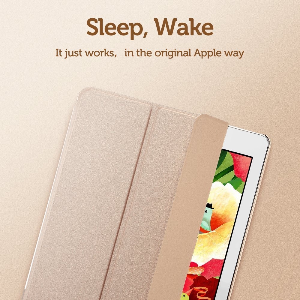 Husa Tableta Apple iPad 9.7" 2nd Generation IPad Air 2 A1566, A1567 ofera protectie Lux Gold