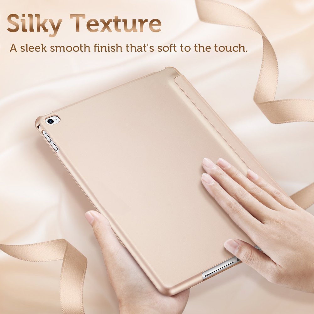 Husa Tableta Apple iPad 9.7" 2nd Generation IPad Air 2 A1566, A1567 ofera protectie Lux Gold
