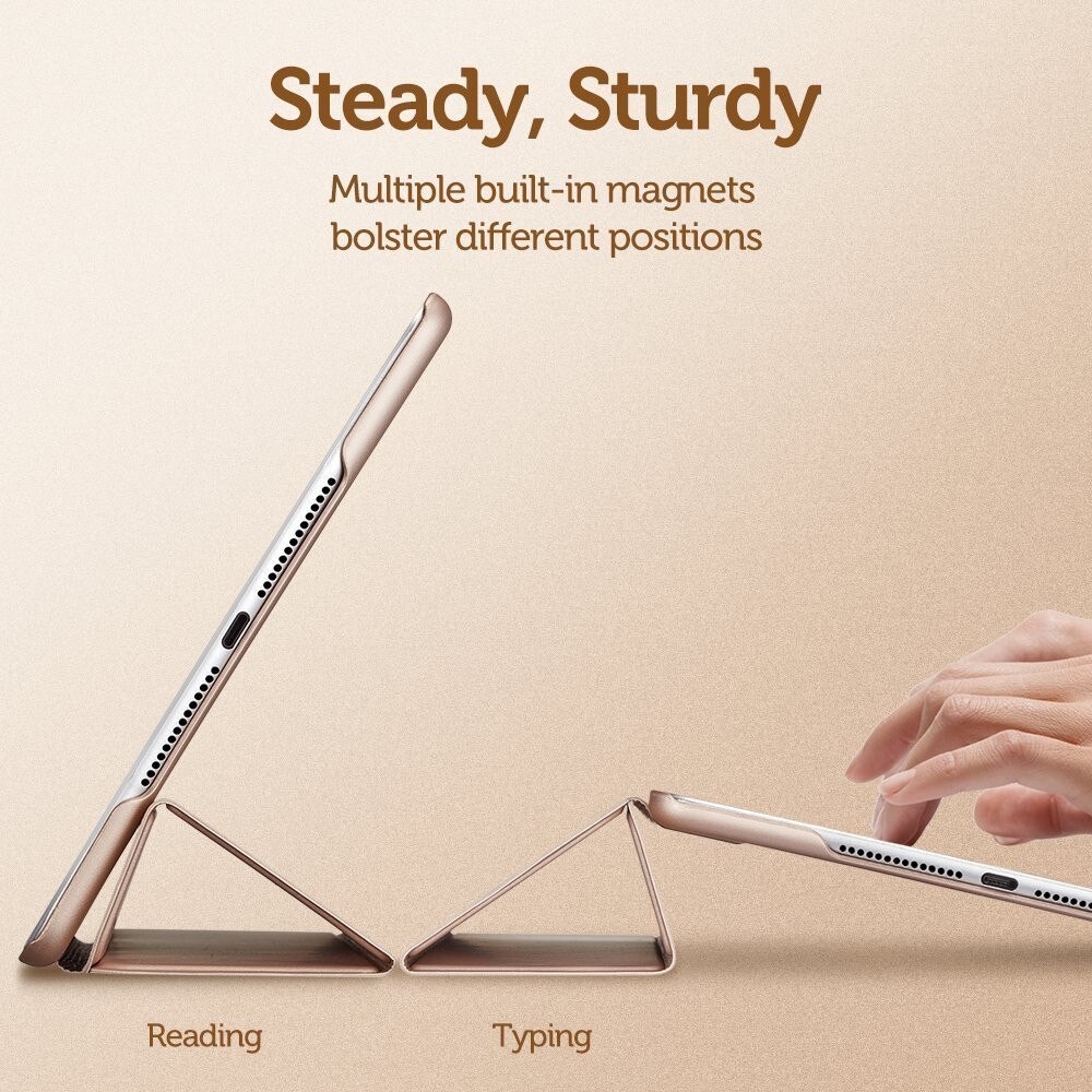 Husa Tableta Apple iPad 9.7" 2nd Generation IPad Air 2 A1566, A1567 ofera protectie Lux Gold