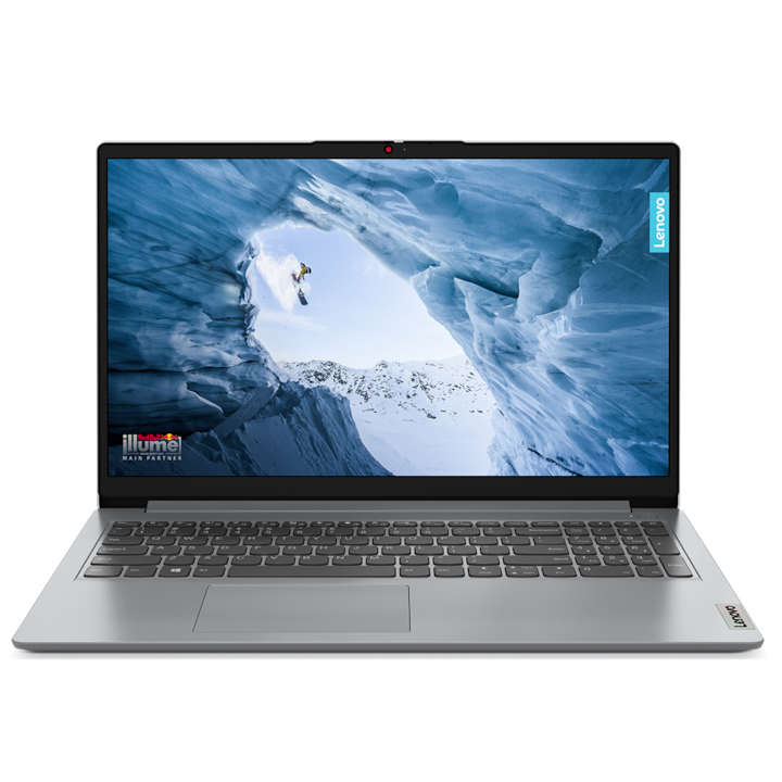 Laptop, Lenovo, IdeaPad 1, 15IGL7, 82V7007TBM, 15.6", rezolutie FHD, Intel Celeron N4020, dual core, 4MB,, 8GB DDR4, SSD 256GB, no os, Gri