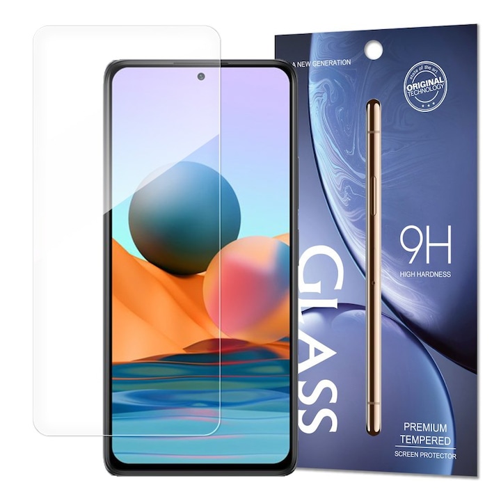 Folie Tempered Glass 9H, Compatibil cu Xiaomi Poco F3, Transparent
