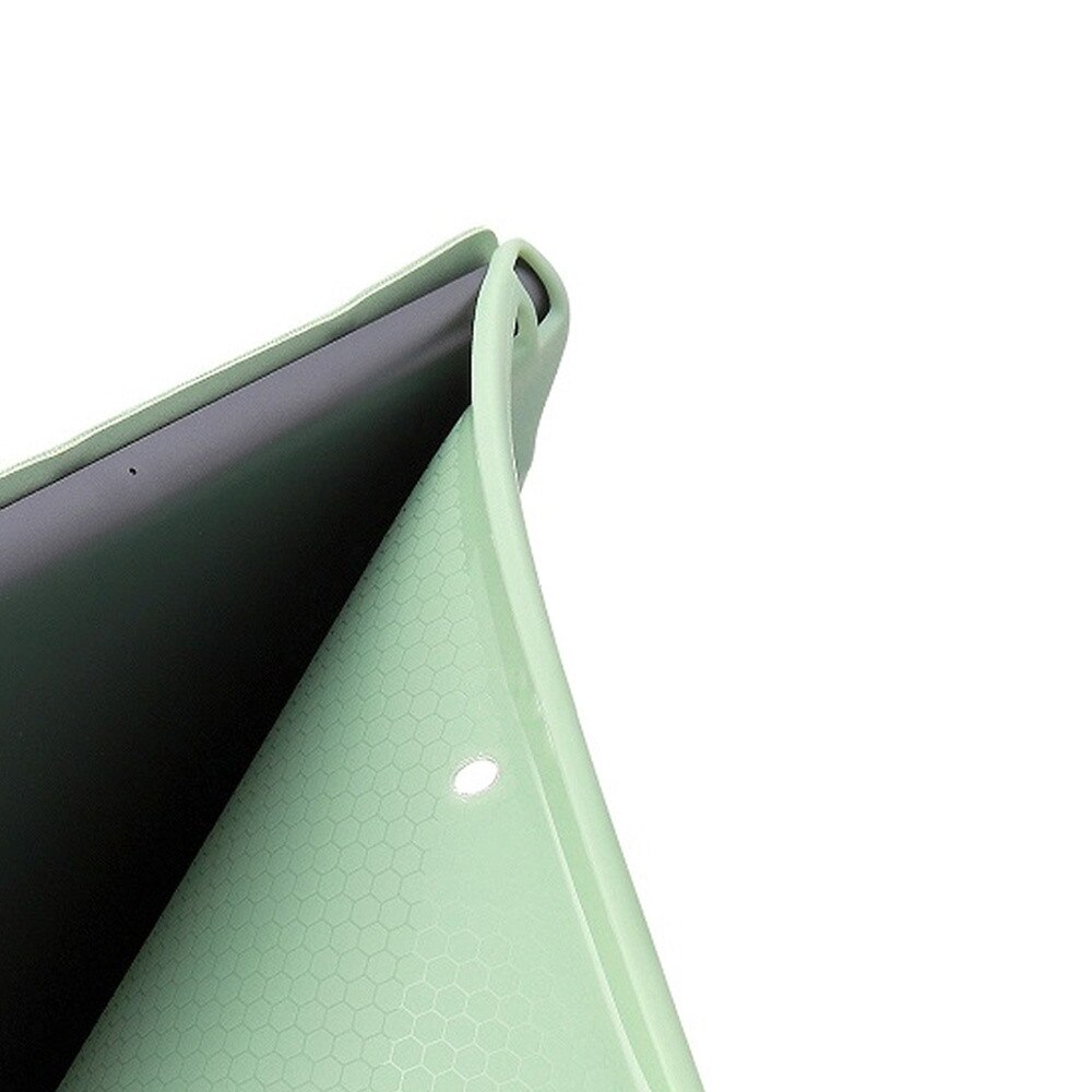 Etui Trifold Case pentru iPad Air 13", ecologic, verde inchis, cu functie de auto-intoarcere