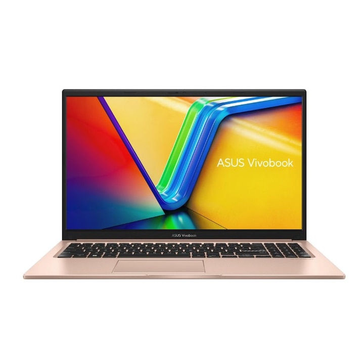 Laptop ASUS Vivobook 15 X1504VA cu procesor Intel® Core™ i3-1315U pana la 4.5GHz, 15.6'', Full HD, IPS, 24 GB DDR4, 1 TB GB SSD, Intel® UHD Graphics, Windows 11 Pro, Terra Cotta