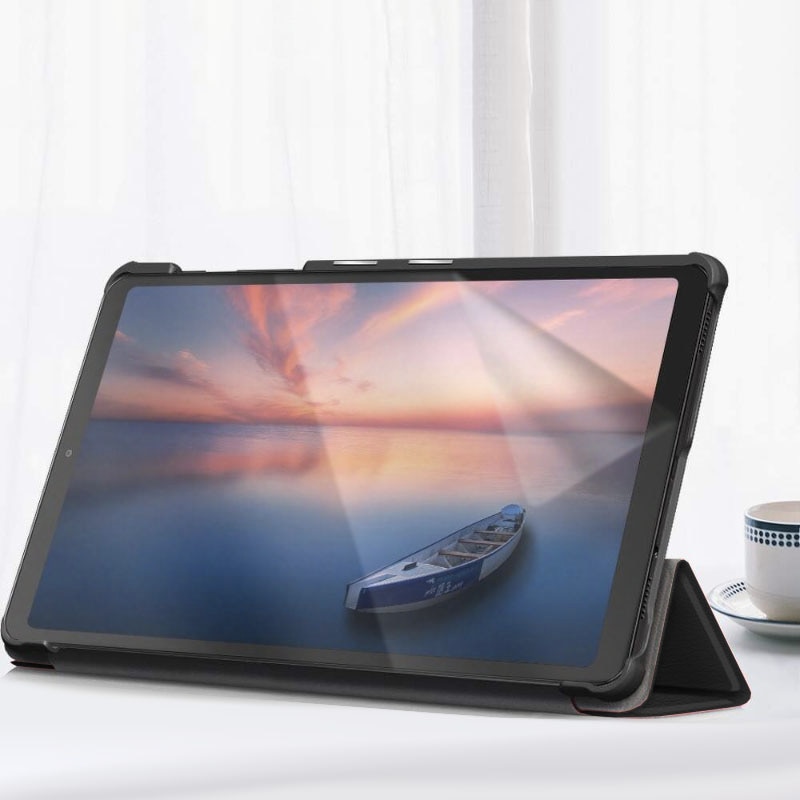 Set Husa Tableta AZIAO si Folie Silicon Matte pentru Lenovo Tab M10 PLUS FHD (TB-X606F), Protectie 360, Hydrogel Regenerabil, Paper Feeling, Interior Catifea, Functie de Stand, Display Protejat, Smart Cover, Colturi Anti-Soc, Negru