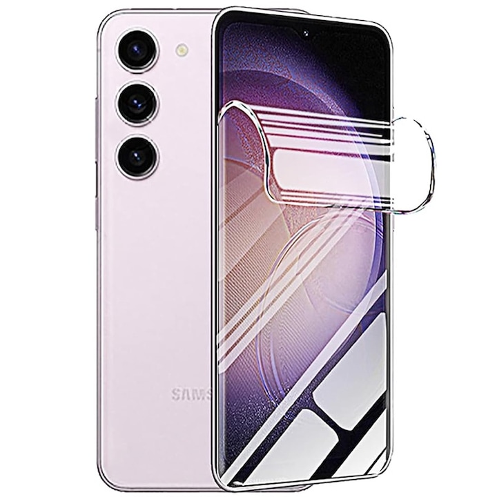 Folie Hydrogel pentru Samsung Galaxy S25, Protectie Ecran, Reparare automata, Pelicula Transparenta