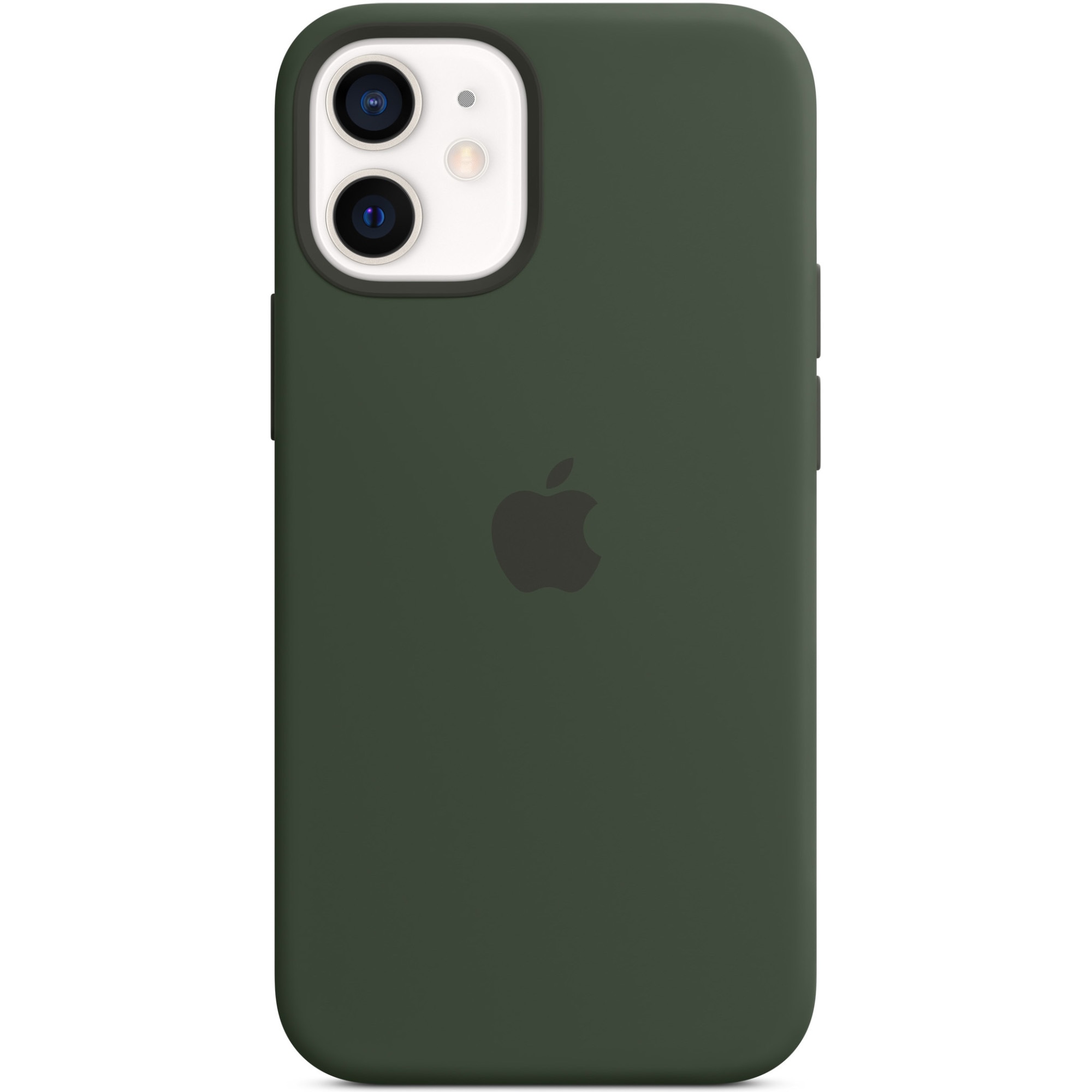 Husa de protectie Apple Silicone Case MagSafe pentru iPhone 12 mini, Cypress Green