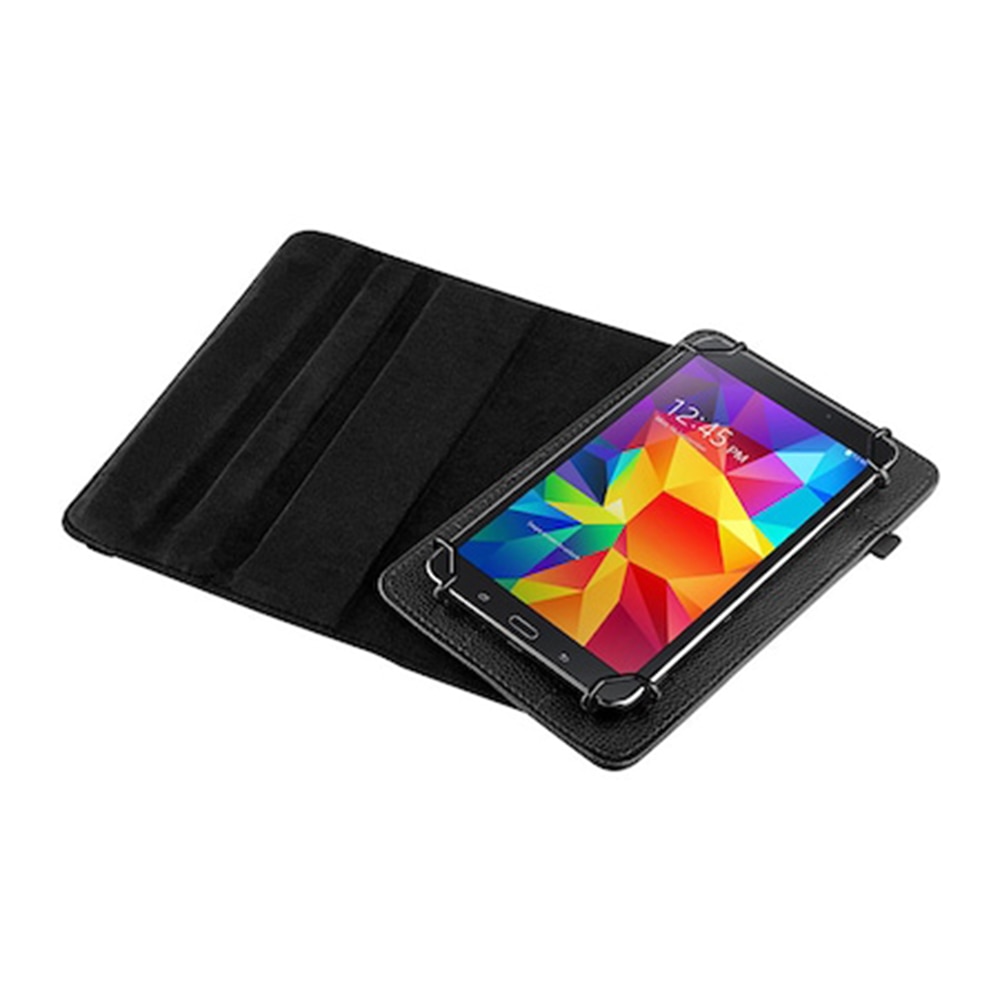 Husa Rotativa Tableta pentru Huawei MediaPad M5 10.1 Lite, Stand Portret si Landscape, Inchidere Sigura, Prindere Elastica, Smart Design, Universala 10, Negru