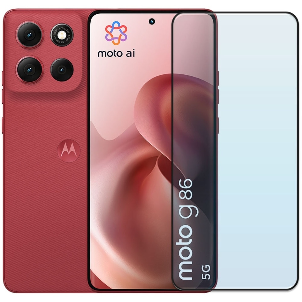 Folie pentru Motorola Moto G86, SKYDDAR INNOVATION, Sticla Securizata, Ultra HD, Protectie 111D, Montare Simpla, set cu sticker, Transparent