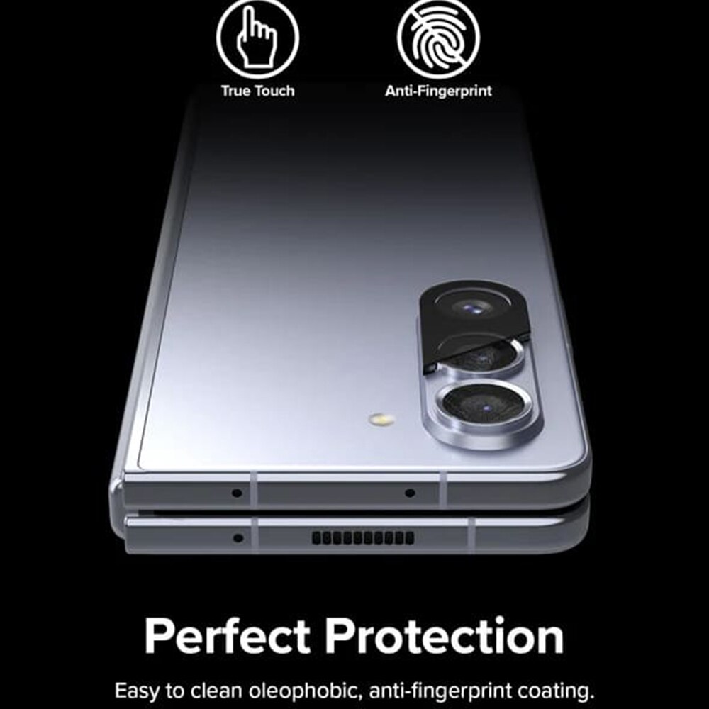 Folie Camera pentru Samsung Galaxy Z Fold5 (set 2), Ringke Camera Protector Glass, Black