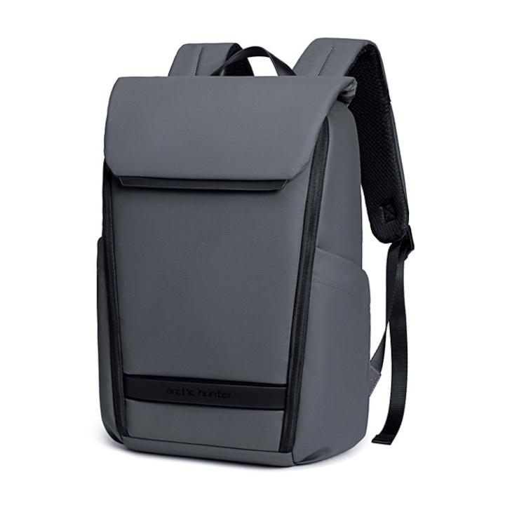 Geanta laptop Arctic Hunter B00559, 21L, rezistenta la apa, gri, 40x29x18cm