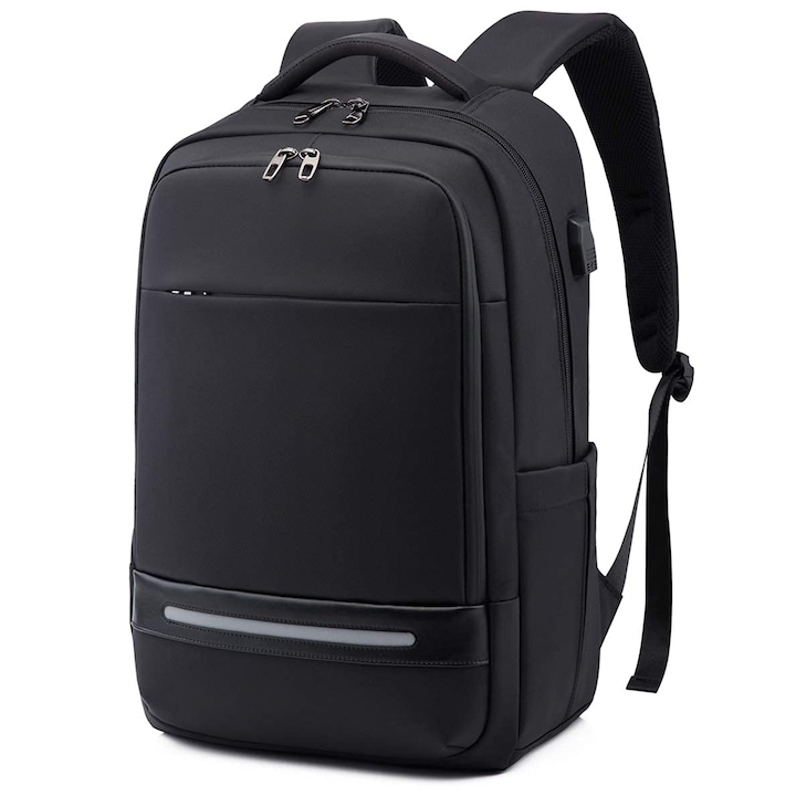 Rucsac laptop 17 inch, capacitate mare, impermeabil, cu port USB, pentru calatorii, afaceri, colegiu, unisex