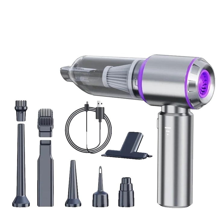 Aspirator fara fir umed si uscat, 100W, design compact, Tip 1