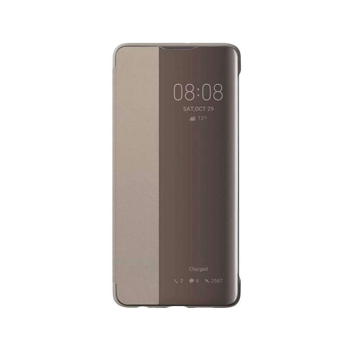 Husa telefon tip carte, Huawei, Elle P30, Kaki