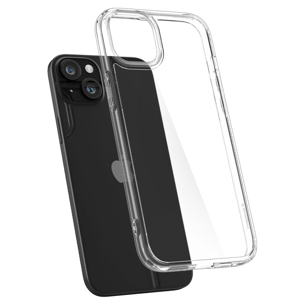 Husa pentru iPhone 15, Spigen Ultra Hybrid, Clear