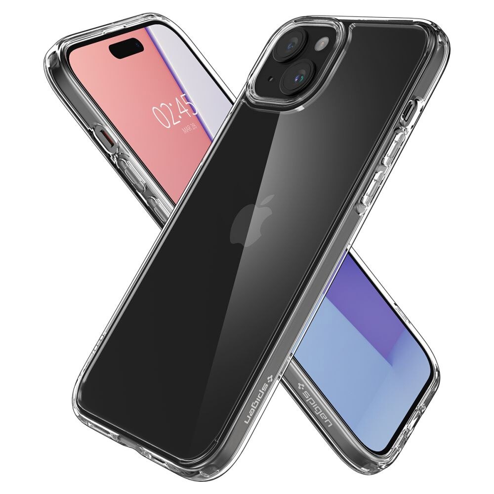 Husa pentru iPhone 15, Spigen Ultra Hybrid, Clear