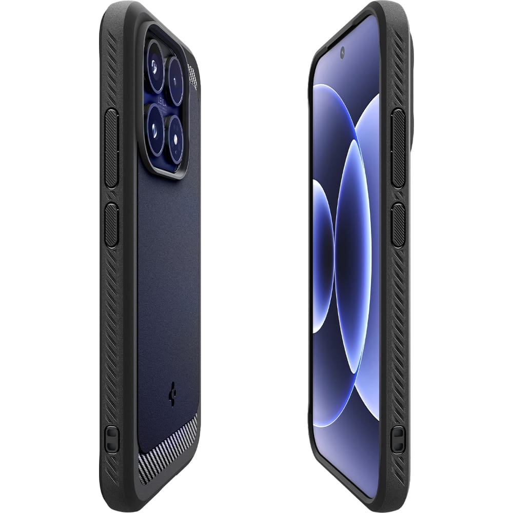 Husa telefon, Spigen, Rugged Armor pentru Xiaomi 17, Negru