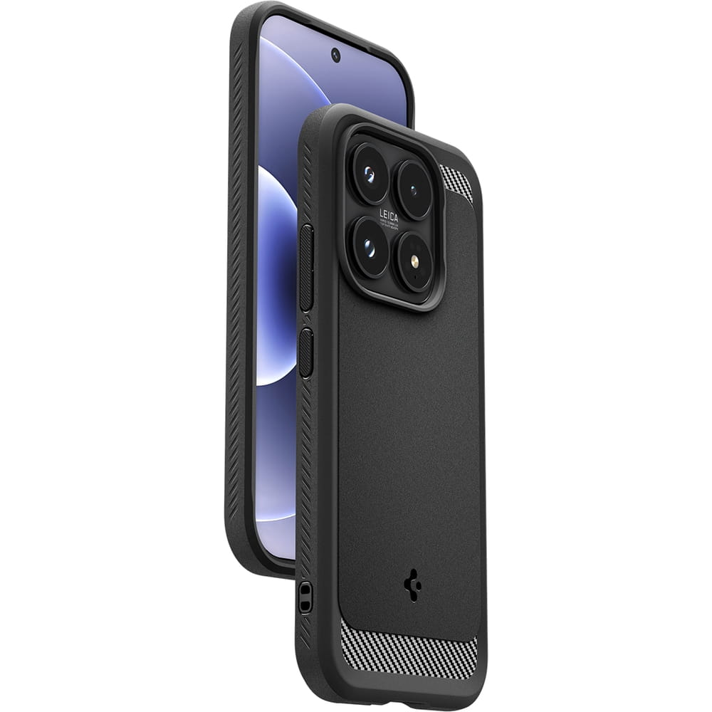 Husa telefon, Spigen, Rugged Armor pentru Xiaomi 17, Negru