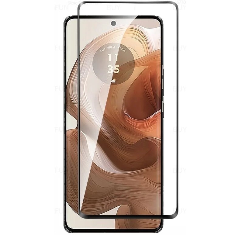 Sticla Temperata 3D pentru Motorola Edge 50 Ultra, 9H, 0,3mm, neagra, set cu 2 servetele de curatare