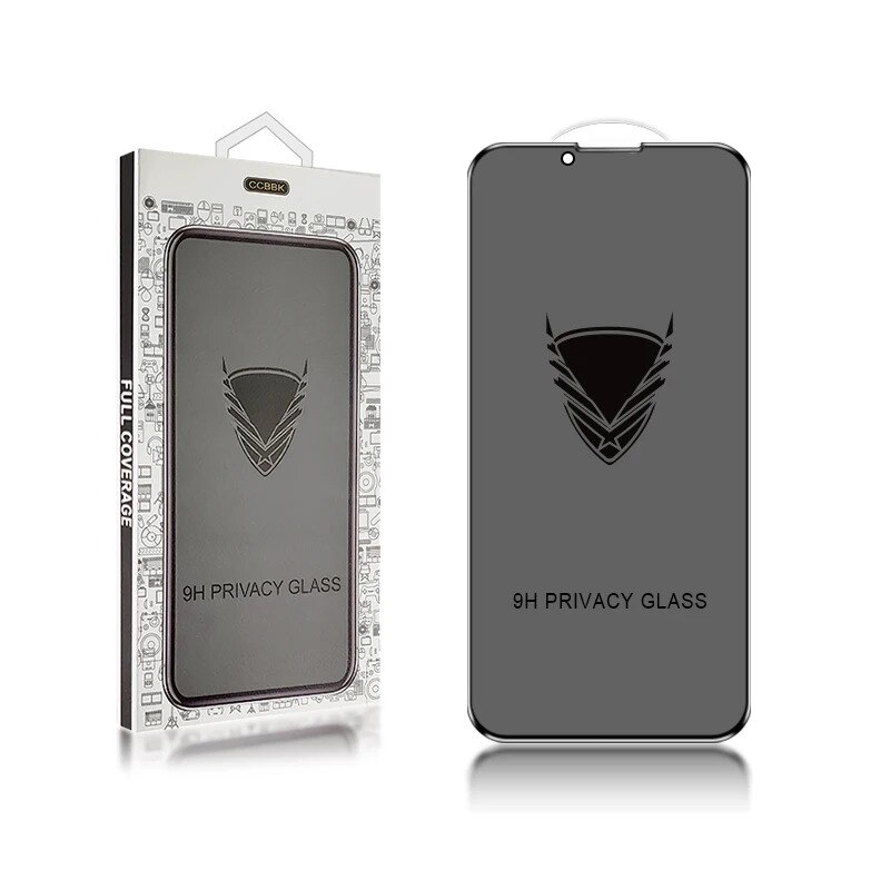 Folie OG Privacy MAX CONNECT, Compatibila iPhone 14 Pro Max, Protectie Profesionala Ecran 3D, Full cover, Duritate 9H, Sensibilitate Tactila, Acoperire Oleofoba