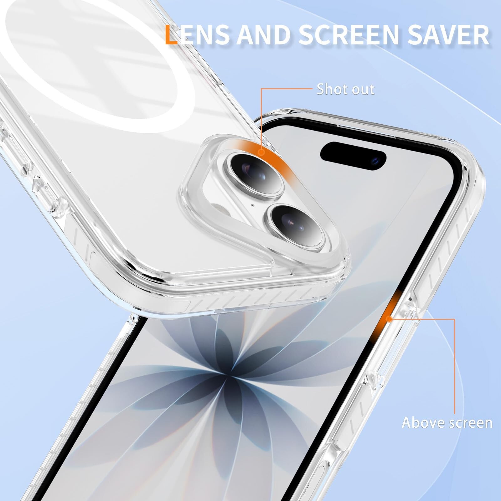 Husa pentru Apple iPhone 17 cu MagSafe, Protectie Totala Anti-Soc din TPU, LIXR-06EN®, Transparent