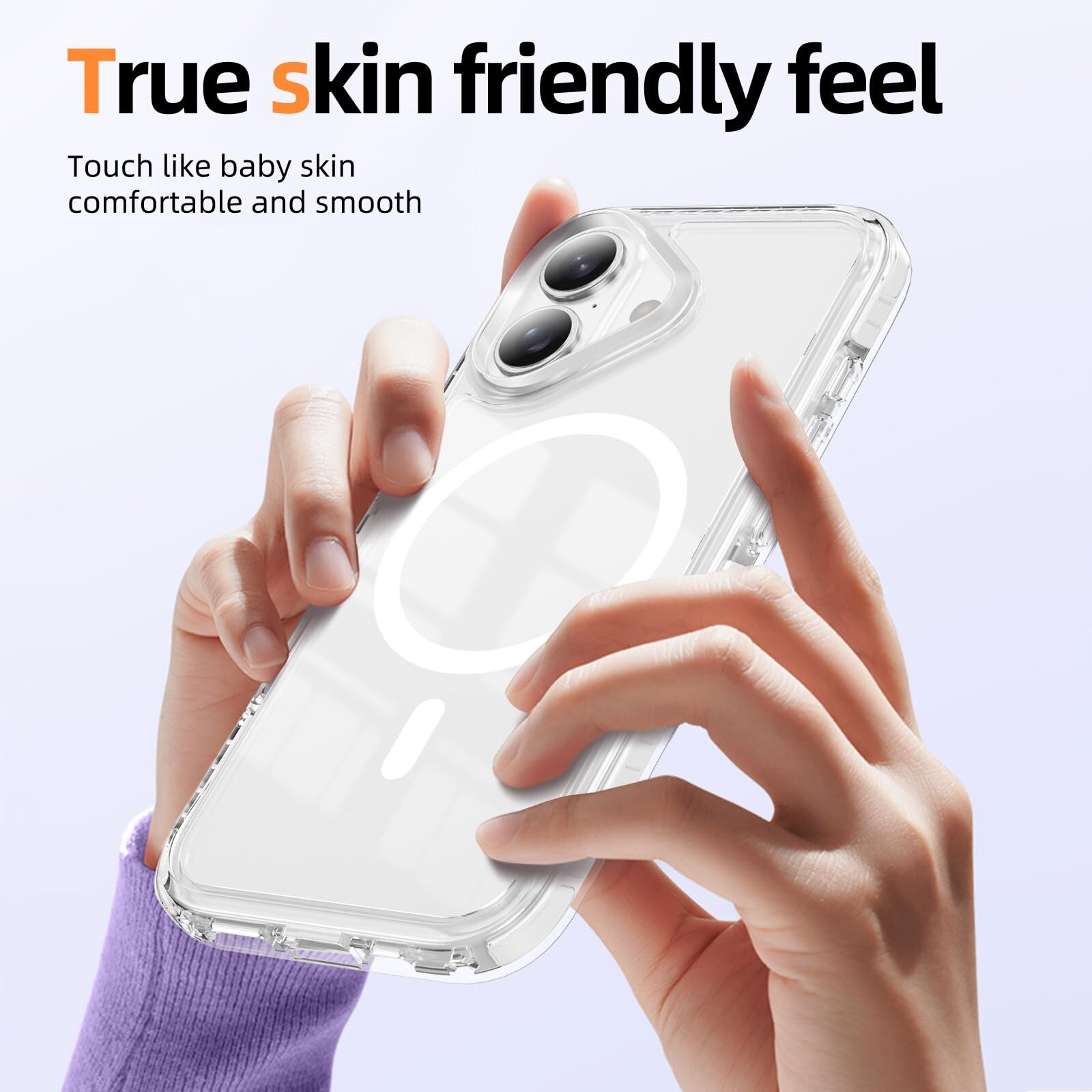 Husa pentru Apple iPhone 17 cu MagSafe, Protectie Totala Anti-Soc din TPU, LIXR-06EN®, Transparent