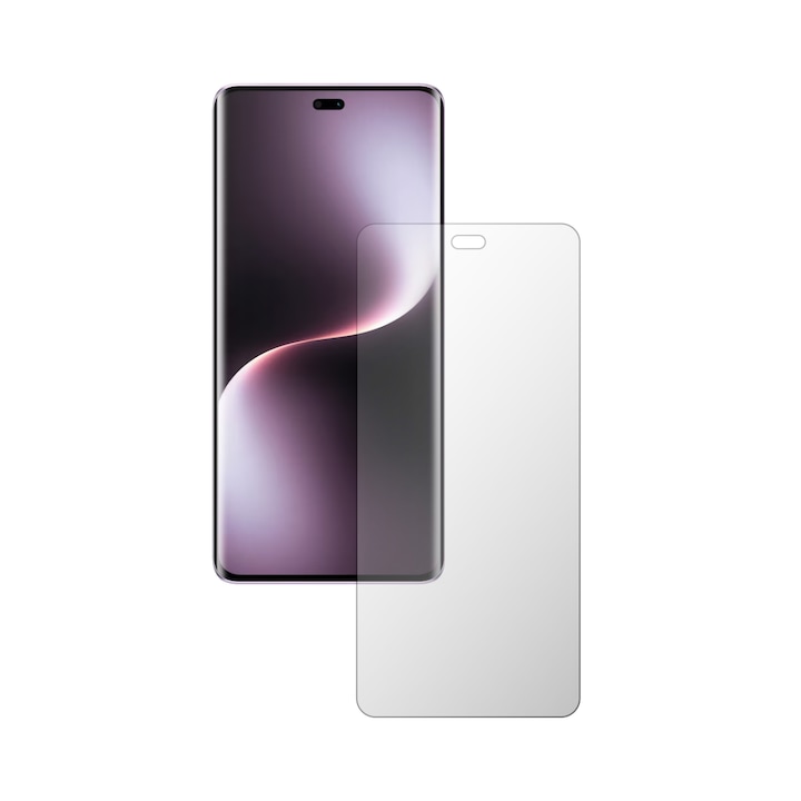 Folie Protectie Ecran iSkinz AutoRegeneranta pentru Honor Magic7 Lite - Case friendly, Invisible Skinz UHD, Siliconica Ultra-Clear cu Acoperire Totala, Adeziva si Flexibila