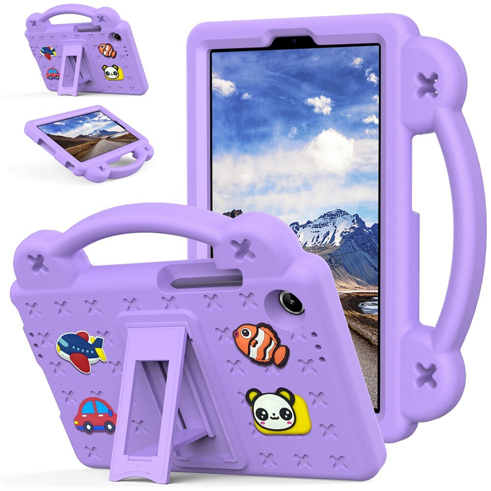 Etui pentru tableta, XGSM, Lenovo Tab One, fiolet, cu suport, material EVA