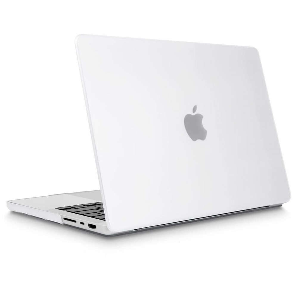 Carcasa rigida laptop, Alogy, Pentru Apple Macbook Pro 14 2021 A2442, Alb mat